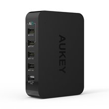 Aukey 39W 7.8A 5 Port USB Travel Charger Charging Station with OTG Access for Android Smartphone/Tablet