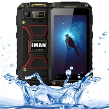 Original iMAN i6800 IP68 Waterproof Mobile Phone MT6582 Quad Core 1.3GHz 4.7 inch HD Screen Android OS 4.4 8GB+1GB GPS 3G WCDMA