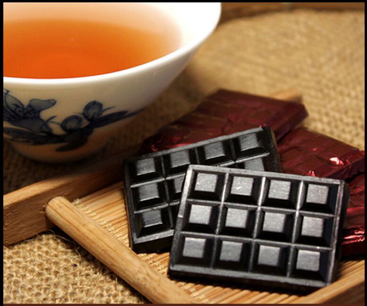 5 pcs Resin Tea Puer Tea Cream shu Pu er Resin chinese tea Ripe Pu er