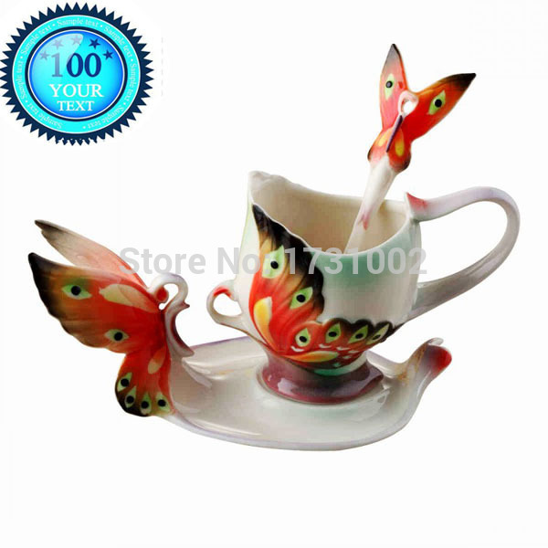 The latest popular China Enamel porcelain Portable travel 180ml tea cup Integrative and Convenient Coffee Tea