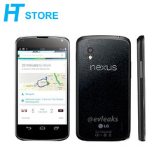Original LG Nexus 4 E960 Cell Phone 3G 16GB ROM 2GB RAM 8MP Camera 4.7” Quad Core NFC Unlocked Smartphone Refurbished
