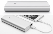 Free shipping Original XIAOMI Power Bank 18650 5V 2.1A 16000mAh Dual USB xiaomi power bank for Smartphone Tablet Notebook