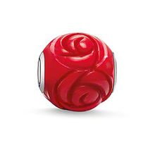 Free shipping Fashion Unique DIY Jewelry Loose Ball Red Charm Beads fit for European pandora Bracelets Chain Necklaces DZ1470