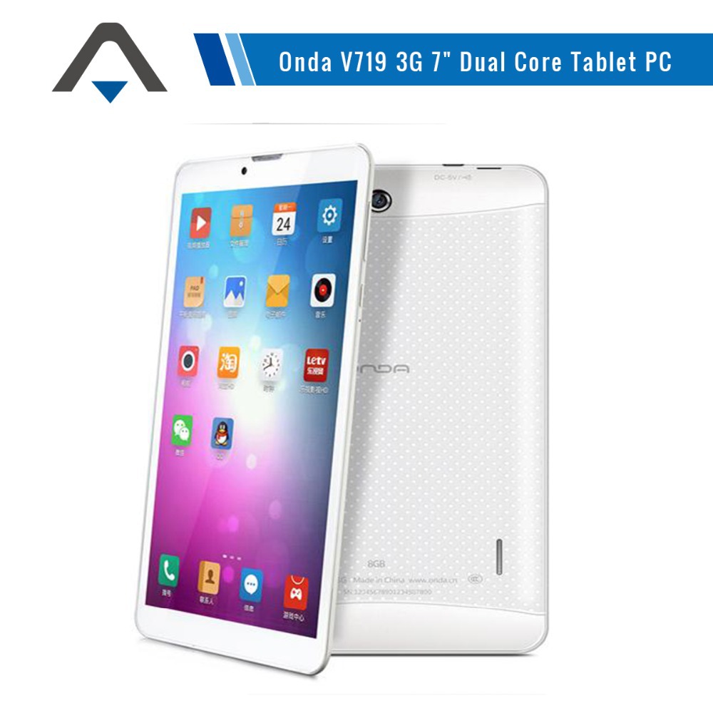 Lowest price Onda V719 3G Dual Core 1 2GHz CPU 7 inch Multi touch Dual Cameras