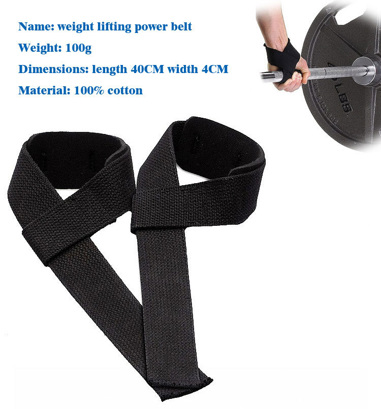 2015 2PCS Pair Weight Lifting Hand Wrist Bar Support Strap Brace Support Gym Straps Weight Lifting