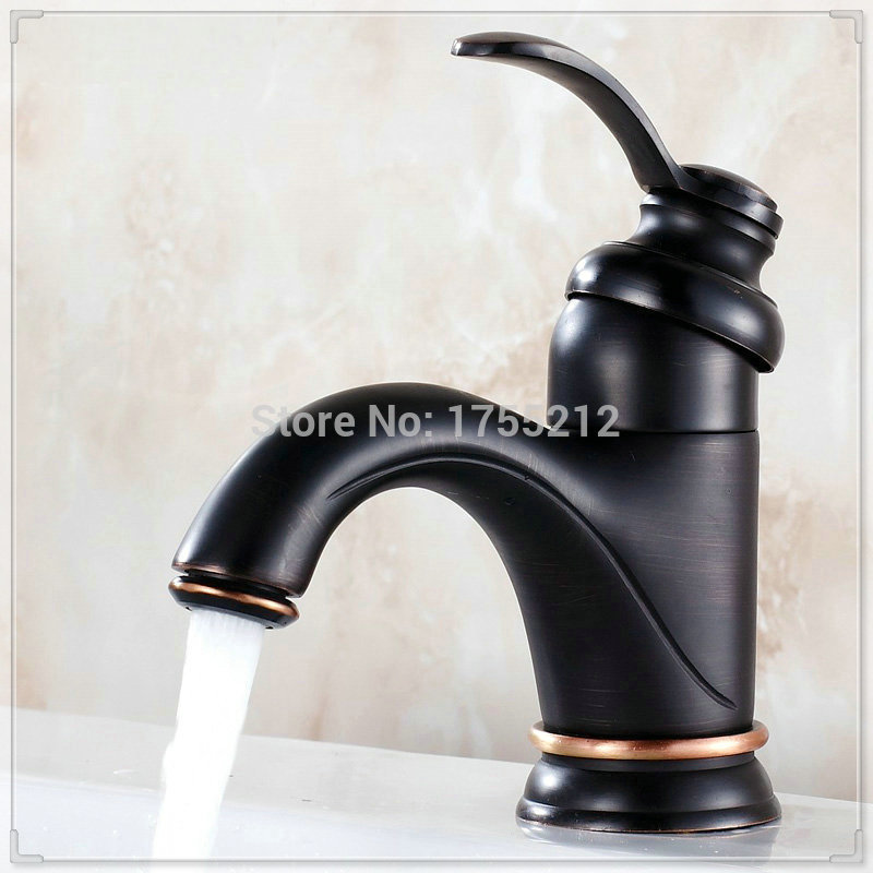 Bronze Waterfall Bathroom Basin Faucet Hot Cold Mixer Sink Tap faucet ...