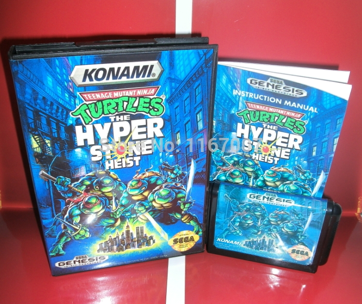 Купить компании Sega md - ниндзя черепахи гипер каменные ограбление с ...