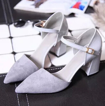 Spring 2015 women fashion pointed toe high heels pumps women thin heels shallow mouth ol sexy