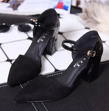 Spring 2015 women fashion pointed toe high heels pumps women thin heels shallow mouth ol sexy