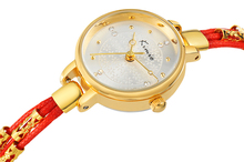 KIMIO 2015 New Luxury Women Watch Fashion Bracelet Watch Analog Dispplay 8 Rhinestone Dial Women Wristwatch