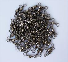 100 PCS 5# Lowest Price Barrel Swivel Solid Rings Fishing Connector Fishing Hools Fishing Tackle