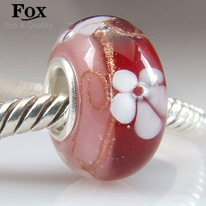 4 5mm Hole Fashion DIY Jewelry 925 sterling silver Charm Glass Loose Beads High Quality fit