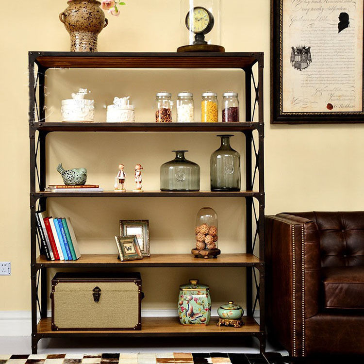 Massief houten boekenkast: massief houten meubels boekenkast ... Boekenkast woonkamer bookshelves