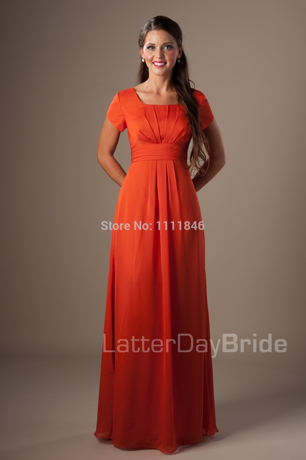 Burnt Orange Bridesmaid Dresses