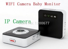 New Geometric IP camera wifi baby monitor HD 720P Intercom baba eletronia Mini 30fps cameras monitors for IOS/Android smartphone