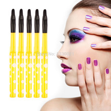5pcs Portable Retractable Lip Eyeliner Brush Makeup Cosmetic Lipstick Brush PLFL