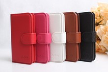 2015 Original Flip PU Leather Hard Phone Cases For Meizu MX2 Smartphone Cover Litchi Bags Cell