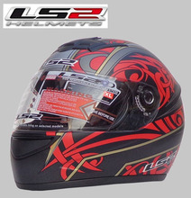 Free shipping authentic LS2 FF350 motorcycle helmet helmet full helmet Specials Asian flash black red Foliage