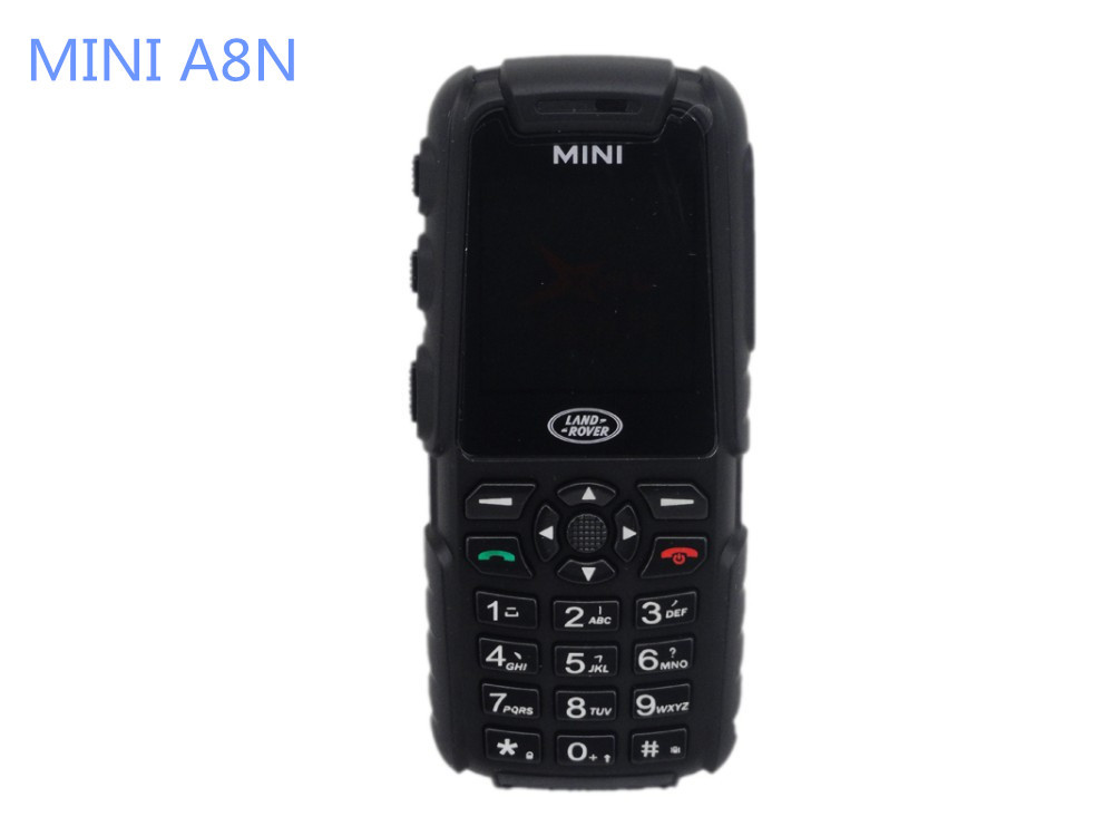 Mini A8N Metal Box XP5300 DT99 A8S 1 3 inch sreen GSM Guad band Waterproof dustproof