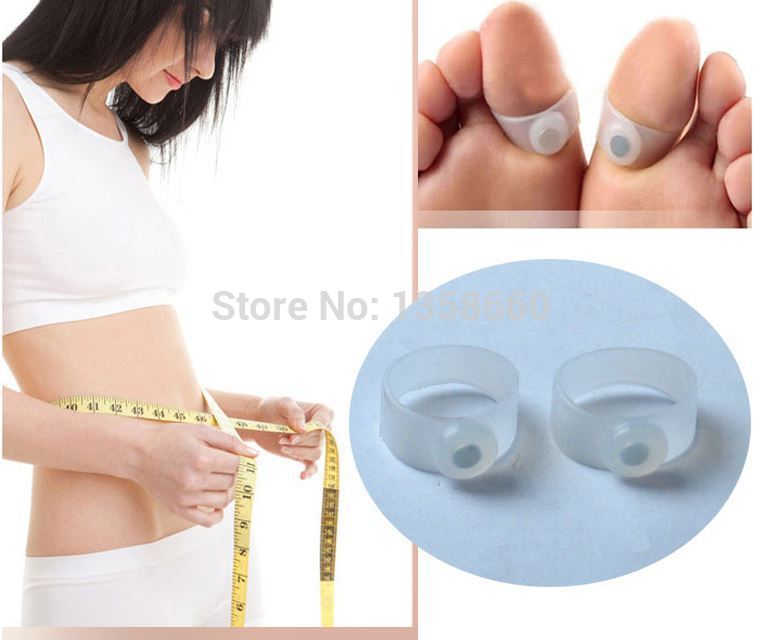 Massage Relaxation 2015 hot magnet lose weight new technology healthy slim loss toe ring sticker silicon
