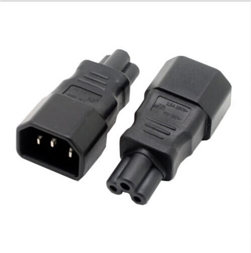 2014 1 PCS IEC 320 C14 to C5 Adapter C5 to C14 AC Adapter Consumer Electronics