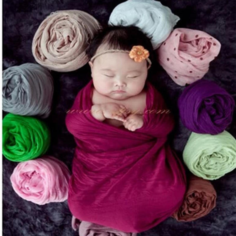 Fashion newborn wraps Rayon Wrap cloth for Newborn Baby Photography Prop 8 Colors Available