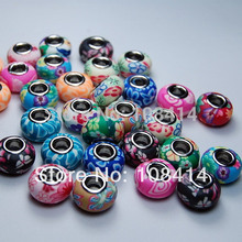 20PCS Lot Mixed Color 15 9mm DIY Bracelet Beads in Fimo Polymer Clay Accessories fit for