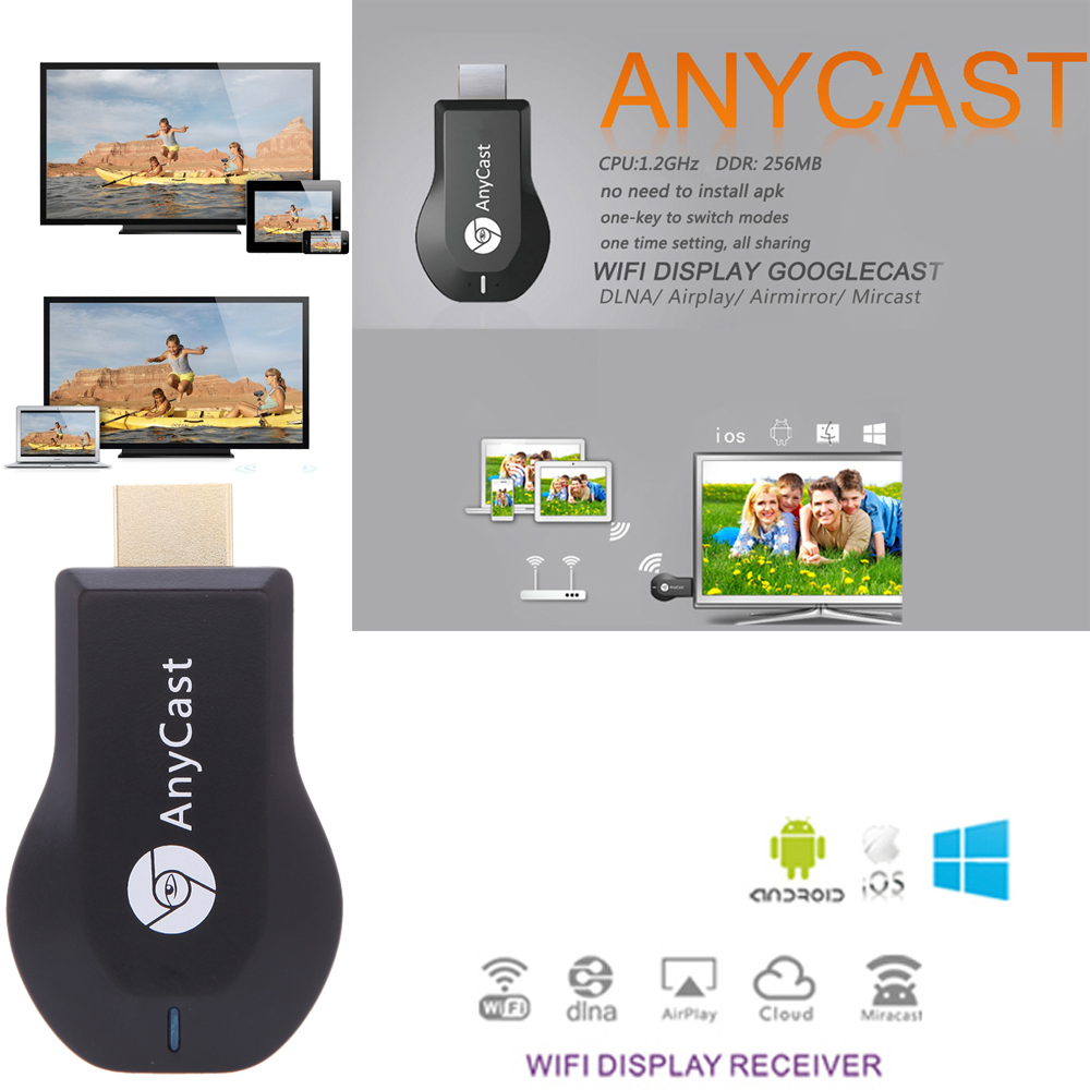 TV Stick TV Stick AnyCast TV Dongle Airmirror DLNA Miracast HDMI 1080P wi/fi /2 /hdTV M2CPlus
TV Stick TV Stick AnyCast TV Dongle Airmirror DLNA Miracast HDMI 1080P wi/fi /2 /hdTV M2CPlus