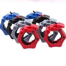 2″ Lock Jaw collars standard Olympic barbell collars weight lifting crossfit gym easy lock collars
