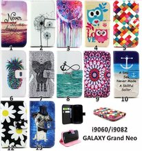 New Best Seller Genuine Leather Flip Case For Samsung Galaxy Grand Neo Plus GT I9060I I9060