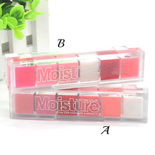 6 Colors Set Liquid Paint Lip Gloss Pigment Lip Care Beauty Moisturizing and Shiny Women s