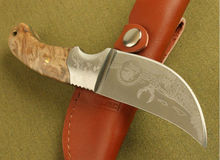 High Quality OEM Browning African Rhino Fixed Blade Hunting Knife 440 Blade Camping Knives sanding Laser