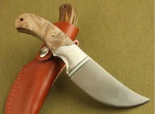 High Quality OEM Browning African Rhino Fixed Blade Hunting Knife 440 Blade Camping Knives sanding Laser