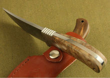 High Quality OEM Browning African Rhino Fixed Blade Hunting Knife 440 Blade Camping Knives sanding Laser