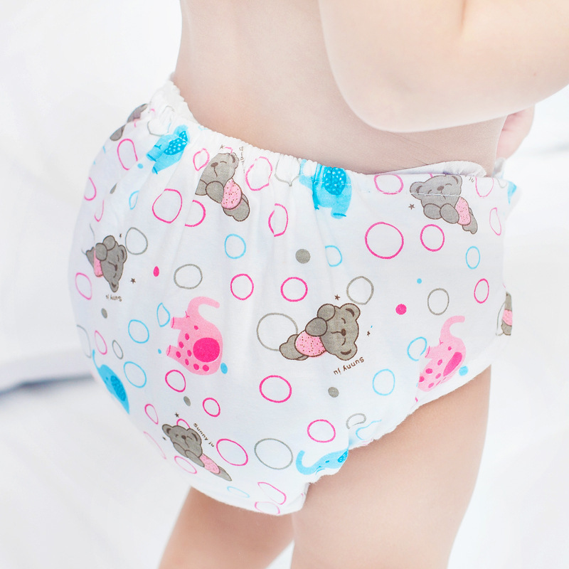 1PCS Cartoon Reusable Baby Infant Nappy Cloth Diapers Soft Covers Washable Size Adjustable Fraldas