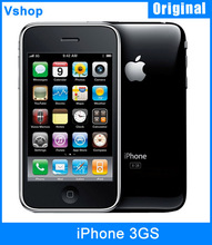 3G Original Unlock Apple iPhone 3GS 3.5 inch ROM 32GB ARM Cortex-A8 Single Core iOS 3 OS Smartphone WIFI Bluetooth, with GIFTS