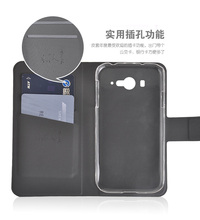 2015 HOT High quality simple grain bark Lichee protective PU leather cover case for Xiaomi Millet