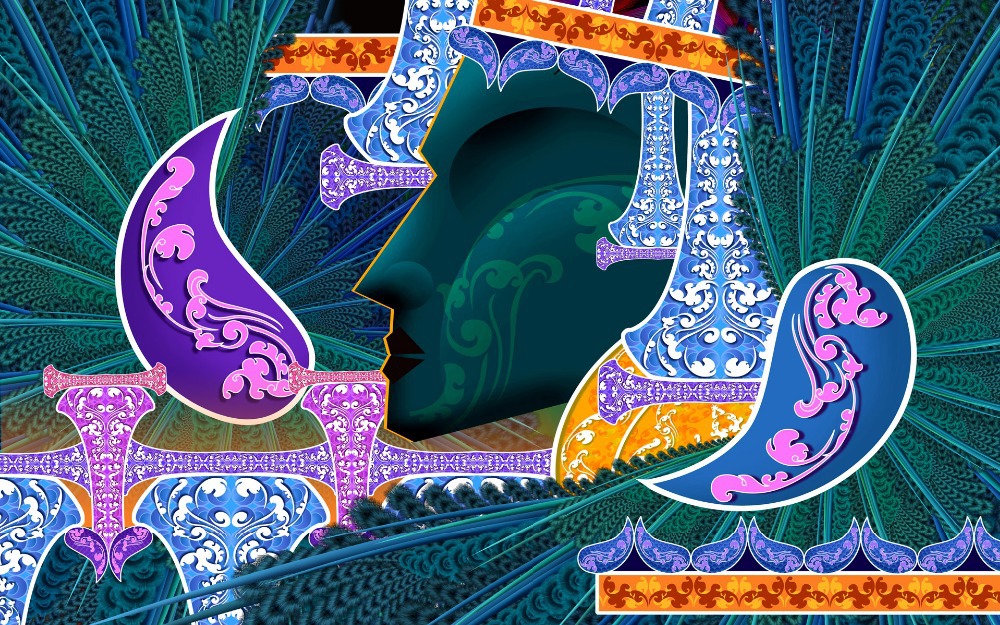 Decoracion Egipcia Hogar ~ Art Deco de pintura abstracta egipcia princesa decoraci?n del hogar Decoracion Egipcia Hogar ~ Art Deco de pintura abstracta egipcia princesa decoraci?n del hogar