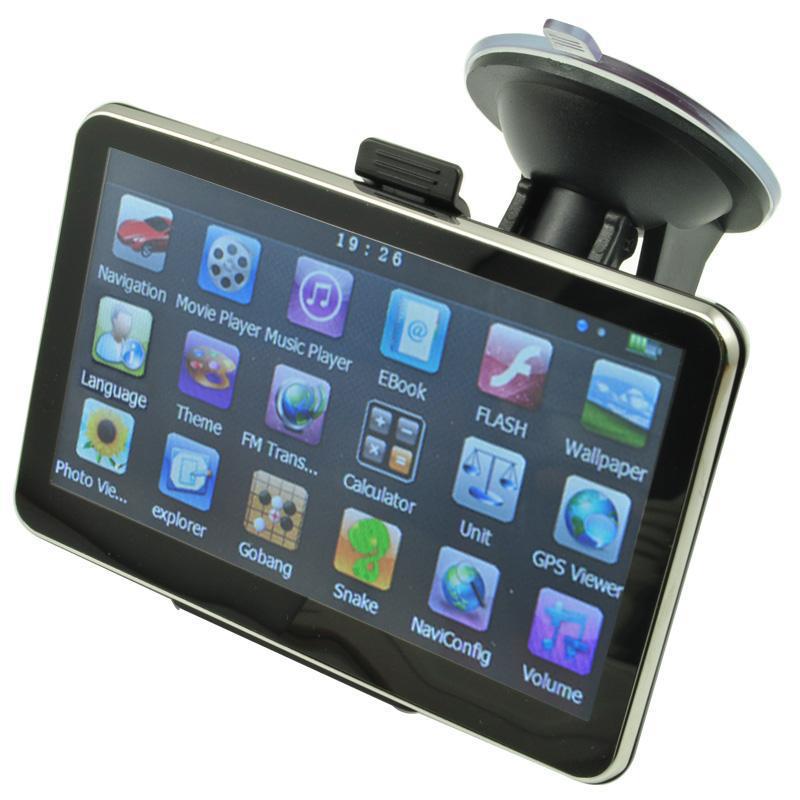 5 Inch Auto Car GPS Navigation Sat Nav 4GB 2014 New Map WinCE 6 0 FM