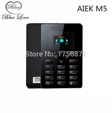 Mini Phone Russian Keyboard AIEK M5 Card Cell Phone 4.5mm Ultra Thin Pocket Mini-Phone Quad Band Low Radiation Card Cell Phone