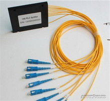 1 8 PLC box splitter telecommunication fiber splitter 1 points 8 cassette optical splitter