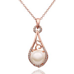 Rose gold silver gold game crystal jewelry earrings pearl necklace Jewlery defines luxury wedding jewelry women