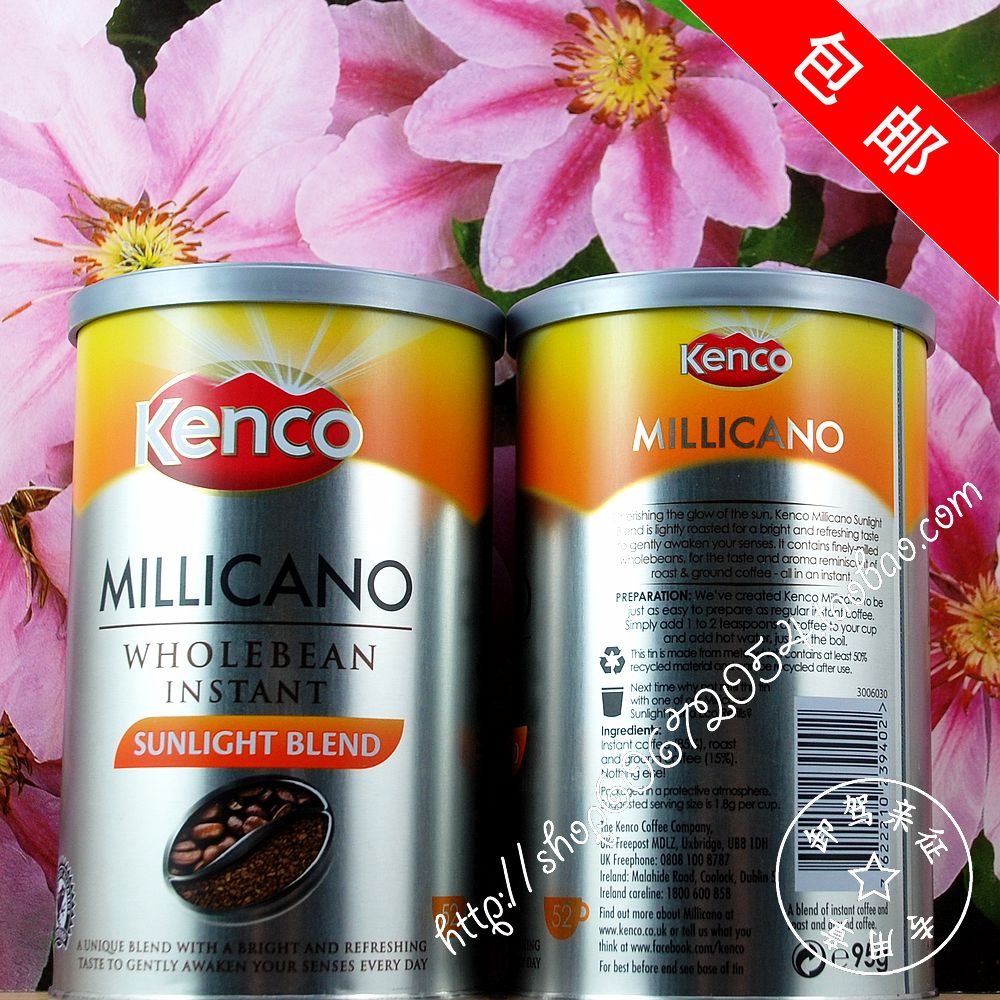 Fresh kenco millicano instant coffee 100g iron canned