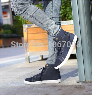 In 2015 the new canvas sneakers Leisure trend thin cowboy wind men s shoes 214