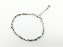Women chain3MM Snake Bracelelt Charm Bracelet 925  Titanium  plated Fit pandora Jewelry Free Shipping