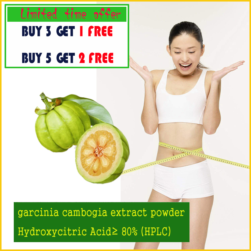 Buy 3 get 1 Free shipping 500mg 60caps garcinia cambogia HCA natural pure weight loss fat