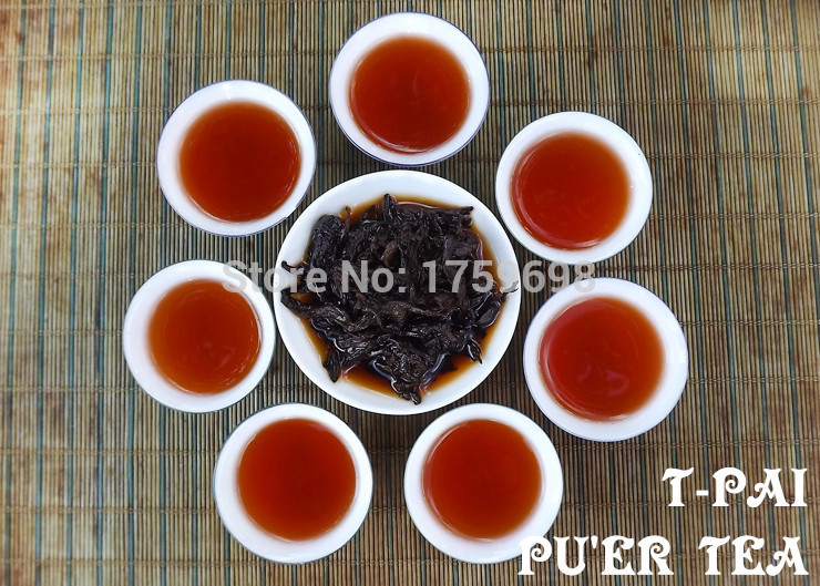 Made in 1990 357g ripe puer tea century old trees authentic technology reducing weight raw production