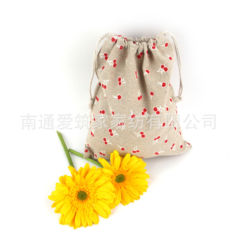 Large-wholesale-cotton-tote-bag-gift-bag-red-cotton-cloth-folded-round ...