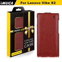 lenovo vibe x2 case 100% original leather case for lenovo vibe x2 Vertical Flip Cover Mobile Phone Bags & Cases Accessories