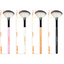 Small Fan Brush Duo Fiber Makeup Brush Best Fan Shaped Powder Brush Make Up Brushes Free